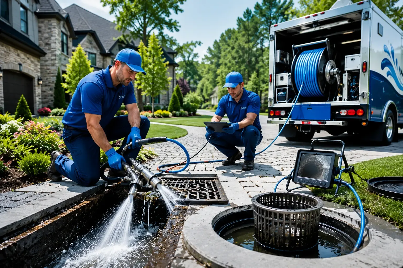 Local outdoor drain cleaning professionals in New Goshen, IN