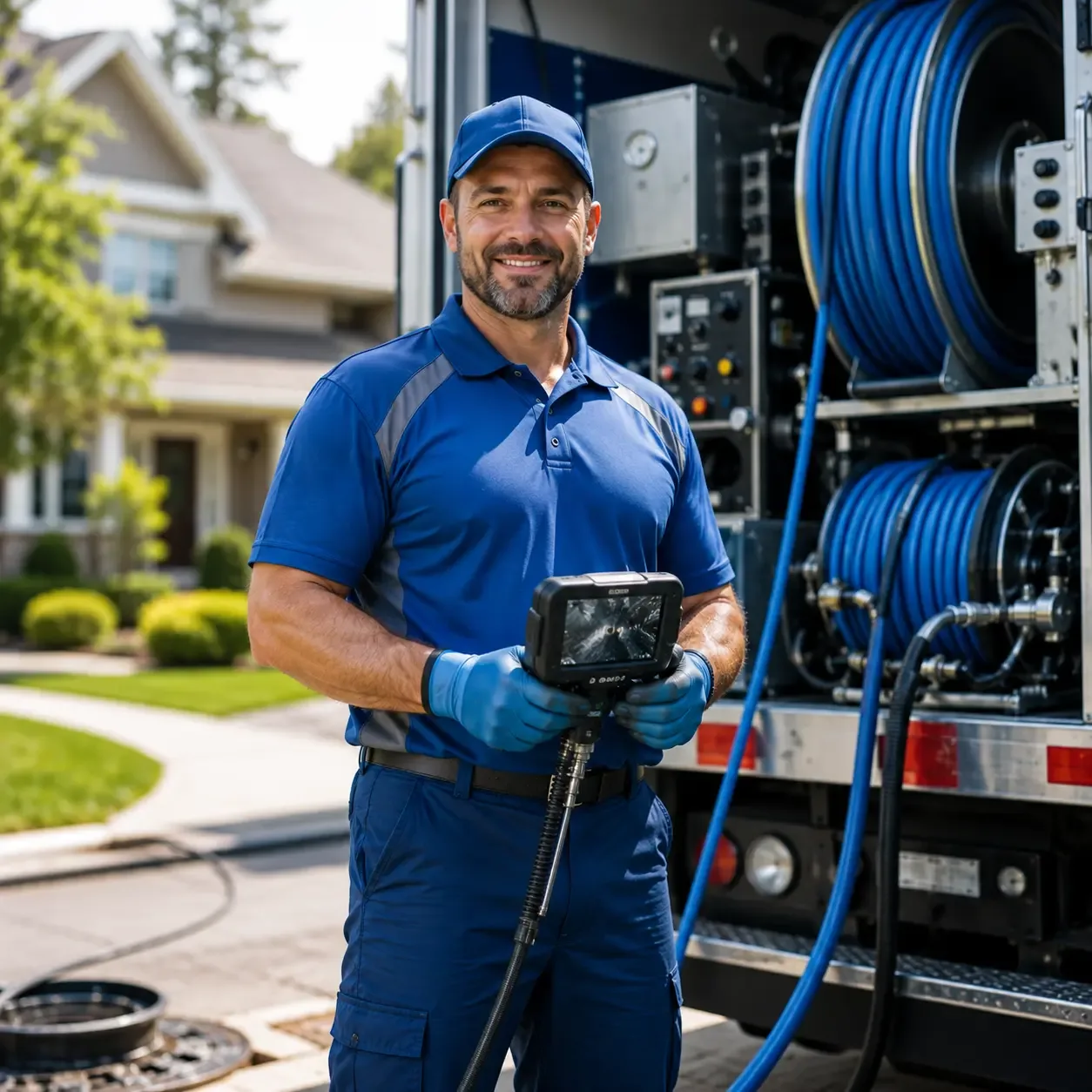 Local outdoor drain cleaning specialists in New Goshen, IN
